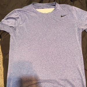 Blue Nike dri-fit t-shirt
